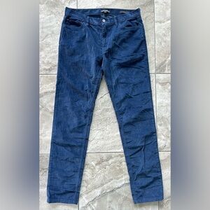 Banana Republic 5-Pocket Corduroy Pant Mens 33x34 Dark Navy Blue Slim Straight